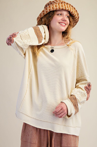 Do It All Mineral Wash Pullover - Natural