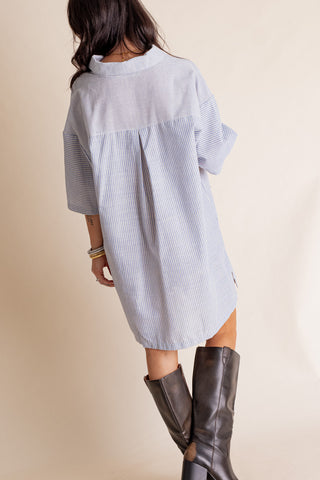 Different Views Button Down Dress *Final Sale*