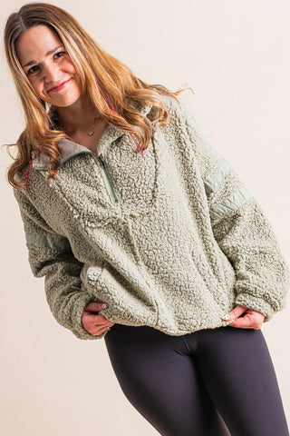 Taking Control Sherpa Pullover *Final Sale*
