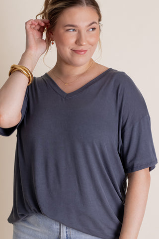 Nellie V Neck Tee *Final Sale*