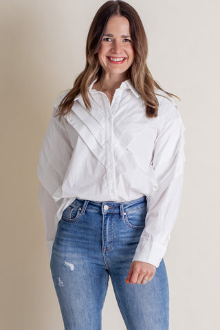 Call Me Maybe Button Down Top *Final Sale*