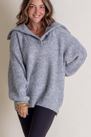 Good In This World Button Front Sweater *Final Sale*