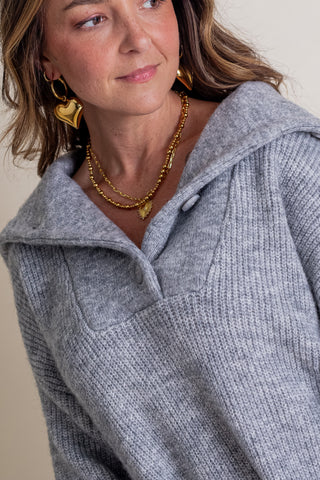 Good In This World Button Front Sweater *Final Sale*