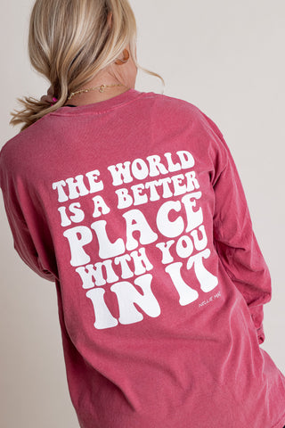 A Better Place Long Sleeve Tee *Final Sale*