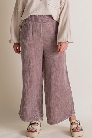 Light Up My Life Smocked Waist Pants *Final Sale*