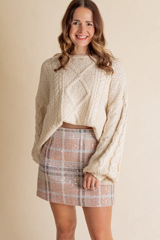 Rockin Around The Tree Plaid Mini Skirt *Final Sale*