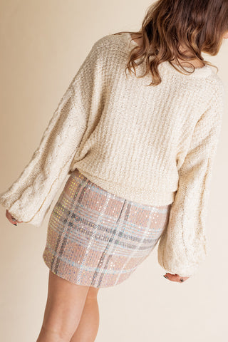 Rockin Around The Tree Plaid Mini Skirt *Final Sale*