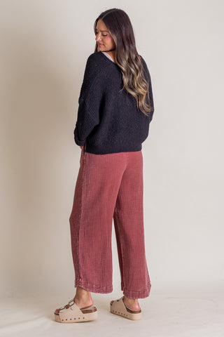 Light Up My Life Smocked Waist Pants *Final Sale*