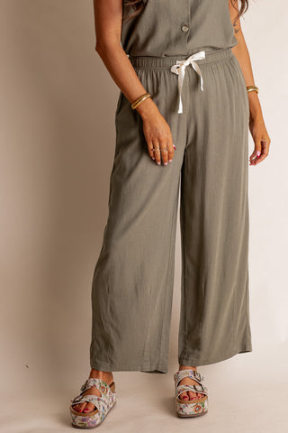 Windswept Linen Drawstring Pants *Final Sale*