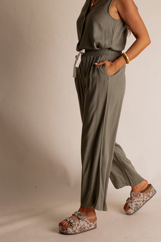 Windswept Linen Drawstring Pants *Final Sale*