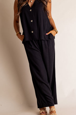 Windswept Linen Drawstring Pants *Final Sale*