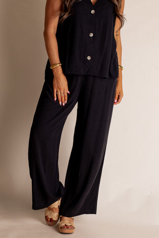 Windswept Linen Drawstring Pants *Final Sale*