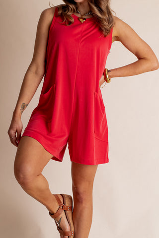 Sounds So Good Sleeveless Romper *Final Sale*