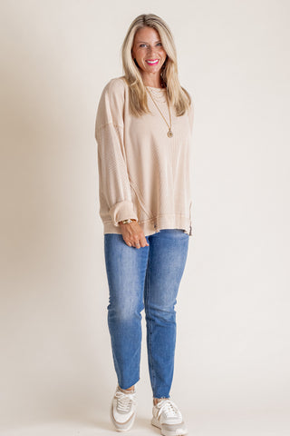 Be Thankful Mineral Wash Top *Final Sale*