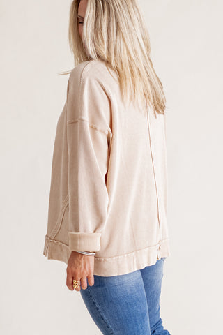 Be Thankful Mineral Wash Top *Final Sale*