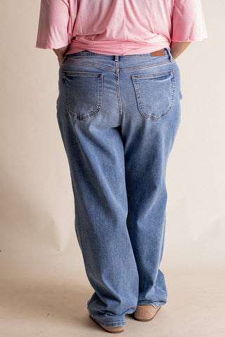 Zara High Rise Retro Wide Leg Jeans - CURVY *Final Sale*