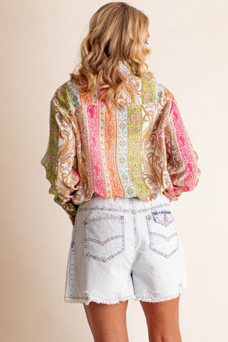 No Excuses Button Down Top *Final Sale*