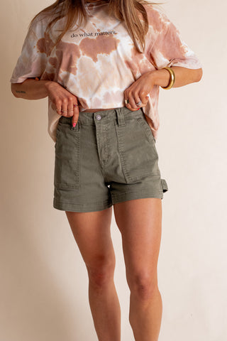 Sienna Super High Rise Carpenter Shorts *Final Sale*