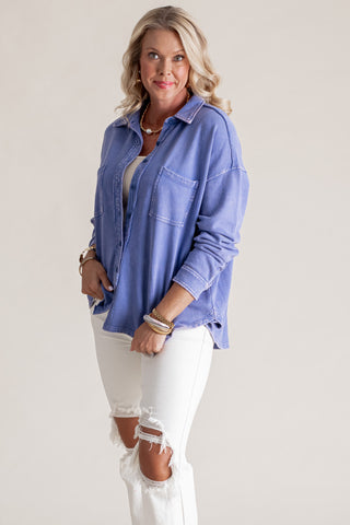 Come Alive Button Down Top *Final Sale*