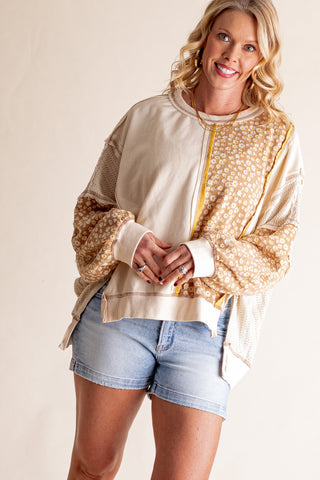 Keep Driving Balloon Sleeve Top *Final Sale*