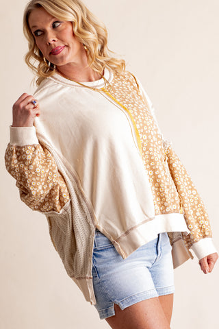 Keep Driving Balloon Sleeve Top *Final Sale*