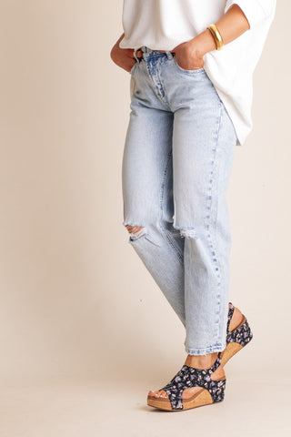 Kimber High Rise Straight Leg Jeans *Final Sale*