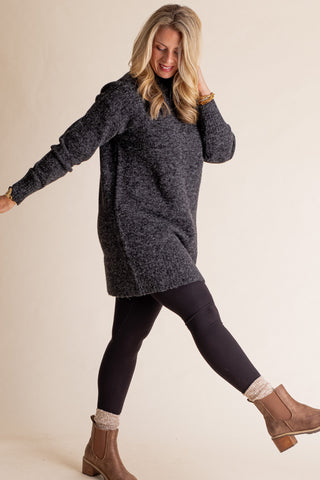 Always Present High Neck Sweater Dress