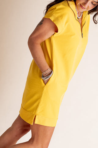 Ready For Sunshine Half Zip Dress *Final Sale*