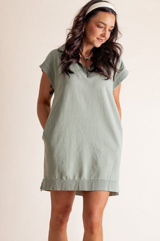 Ready For Sunshine Half Zip Dress *Final Sale*
