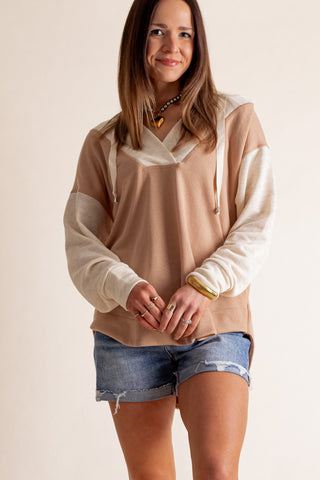 The Great Beyond V Neck Hooded Top *Final Sale*