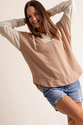 The Great Beyond V Neck Hooded Top *Final Sale*