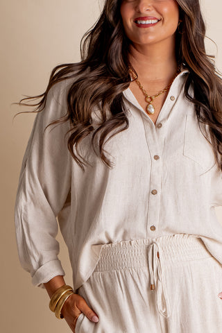A Classic Button Down Top *Final Sale*