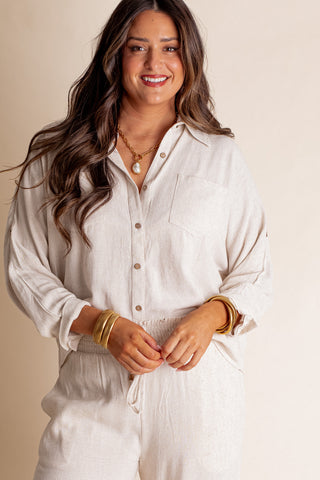 A Classic Button Down Top *Final Sale*