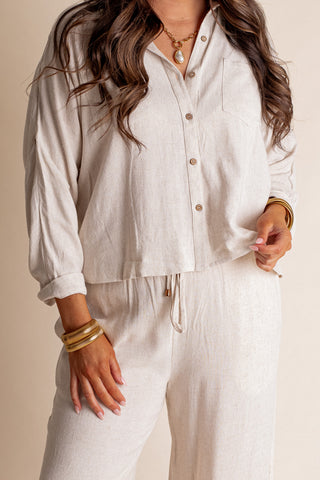 A Classic Button Down Top *Final Sale*
