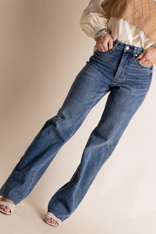 Vera High Rise Tummy Control Straight Leg Jeans *Final Sale*