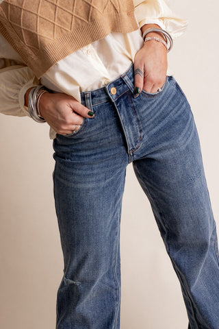 Vera High Rise Tummy Control Straight Leg Jeans *Final Sale*