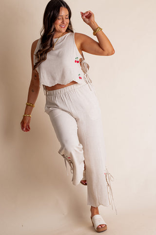 Pretty Pleased Embroidered Tank *Final Sale*