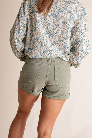 Becca High Rise Cuffed Shorts *Final Sale*