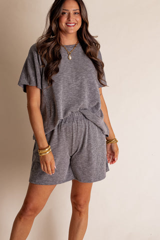 How Will I Know Ribbed Top and Shorts Set *Final Sale*