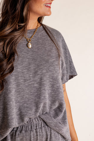 How Will I Know Ribbed Top and Shorts Set *Final Sale*