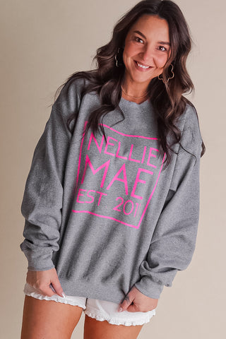 Nellie Mae Square Logo Sweatshirt *Final Sale*