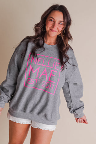 Nellie Mae Square Logo Sweatshirt *Final Sale*