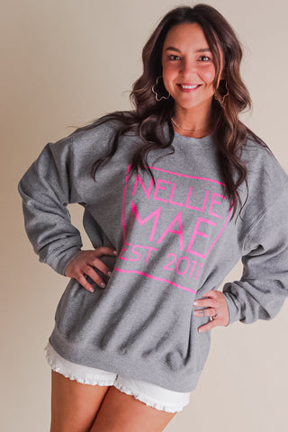 Nellie Mae Square Logo Sweatshirt *Final Sale*