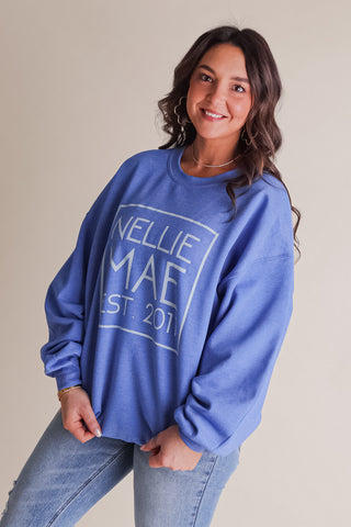 Nellie Mae Square Logo Sweatshirt *Final Sale*