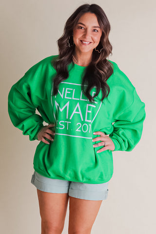 Nellie Mae Square Logo Sweatshirt *Final Sale*