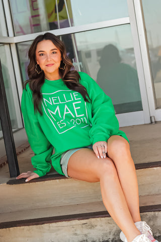Nellie Mae Square Logo Sweatshirt *Final Sale*