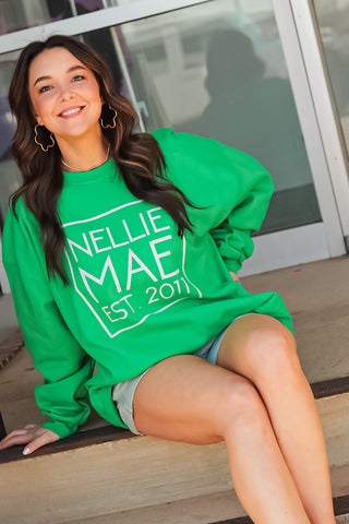 Nellie Mae Square Logo Sweatshirt *Final Sale*