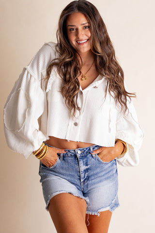 All In The Clear Cropped Jacket *Final Sale*