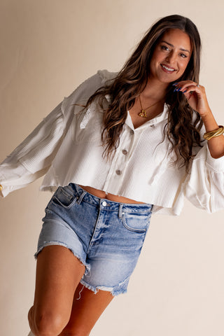 All In The Clear Cropped Jacket *Final Sale*