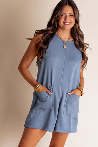 Where We Belong Scuba Romper *Final Sale*